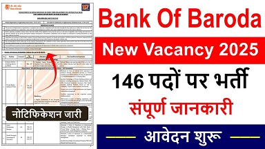 Bank Of Baroda Vacancy 2025