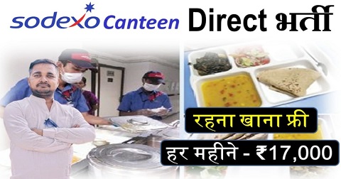 Sodexo canteen new vacancy 2025