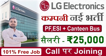 LG Electronics job vacancy 2025