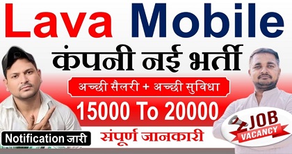 Lava Company job vacancy 2025